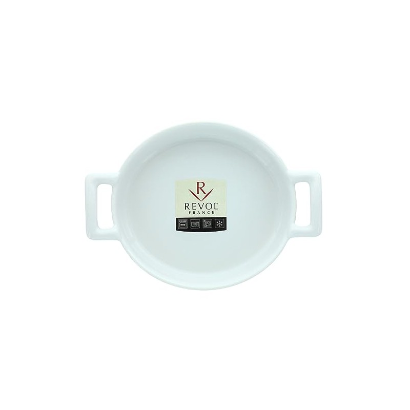 Revol Belle Cuisine BC0714-1 8.75 Ounce Oval Creme Brulee Dish