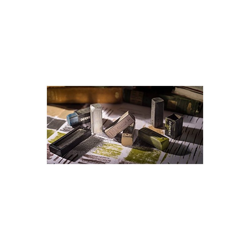 Derwent XL Tinted Graphite Drawing Blocks, Set of 6, Professional