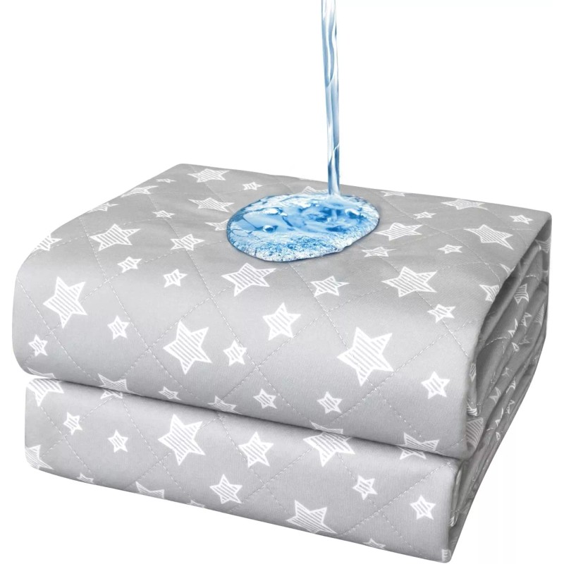 Moonsea Waterproof Incontinence Bed Pads Reusable Absorbent Pee Underpads 36"x34"