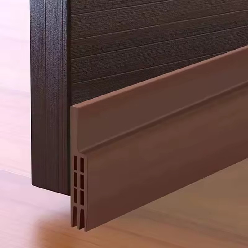 Self-Adhesive Door Draft Stopper Strip, Rubber Bottom Seal for Doors