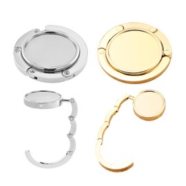 OEIOTEI Table Handbag Holder Hooks Pack of 2 Foldable Non-Slip Bag Hooks Holder for Handbags Handbag Hook Bag Holder for Table Bag Hanger Handbag Table Hanger