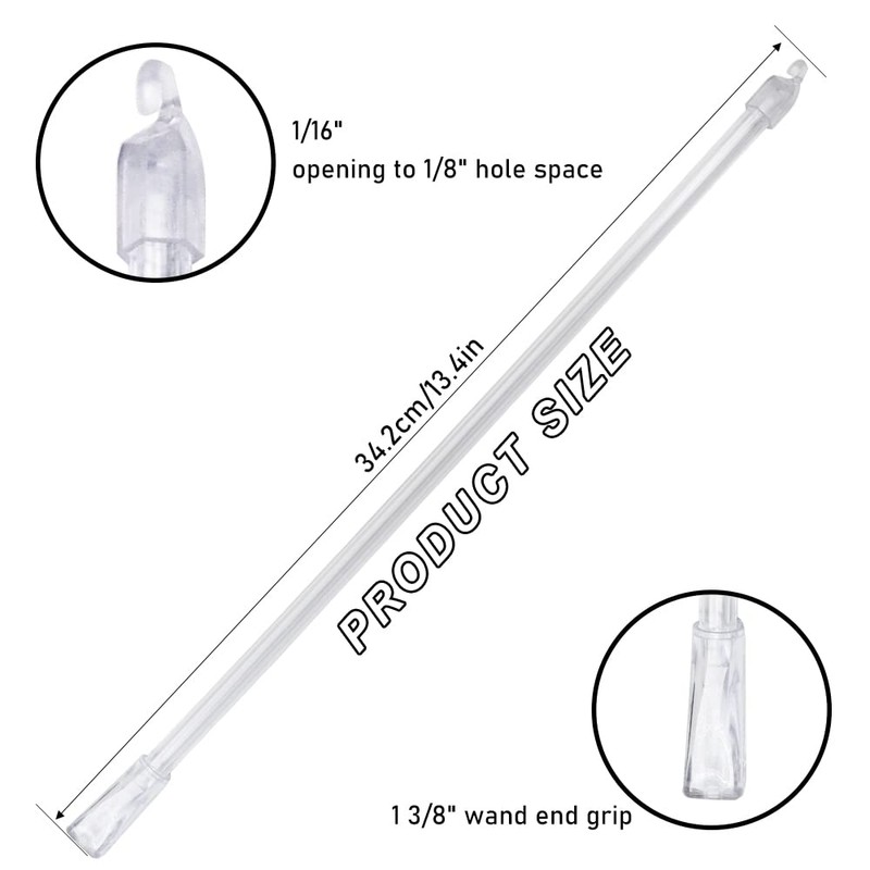 12 Inches Blind Wand, 4pcs Blinds Stick Replacement, Vertical Bind