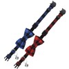 ADXCO 4 Pack Plaid Cat Collars with Bow Tie, Quick