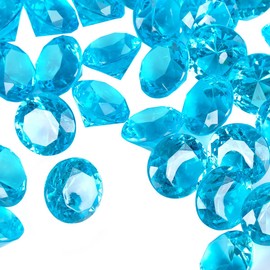 Babenest - Relleno de jarrón de gemas postizas de diamante acrílico, 240 piezas de diamantes de imitación de 3/4 pulgadas, joyas de cristales para dispersos de mesa, bodas, fiestas, eventos, artes y