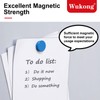 Wukong 24 Pack Fridge Magnets, 6 Colors Strong Whiteboard Magnets