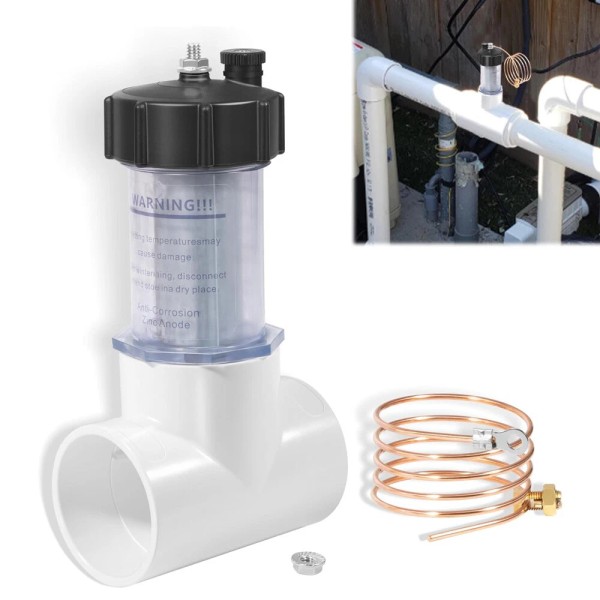 Unbranded Replacement 2" Inline Zinc Anode 104-D for Saltwater Pool,