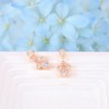 Rose Gold Plated S925 Sterling Silver Mouse Stud Earrings for