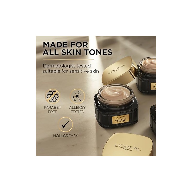 Oreal Paris Age Perfect Crema Medianoche Antienvejecimiento Antioxidantes Vitamina Suavizar