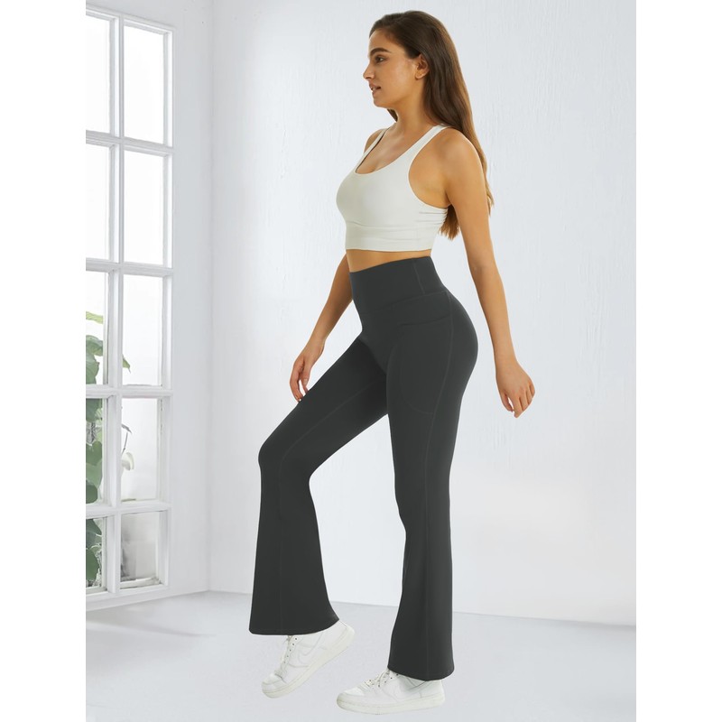FireSwan Women's Flare Yoga Pants High Waist Flared Leggings with