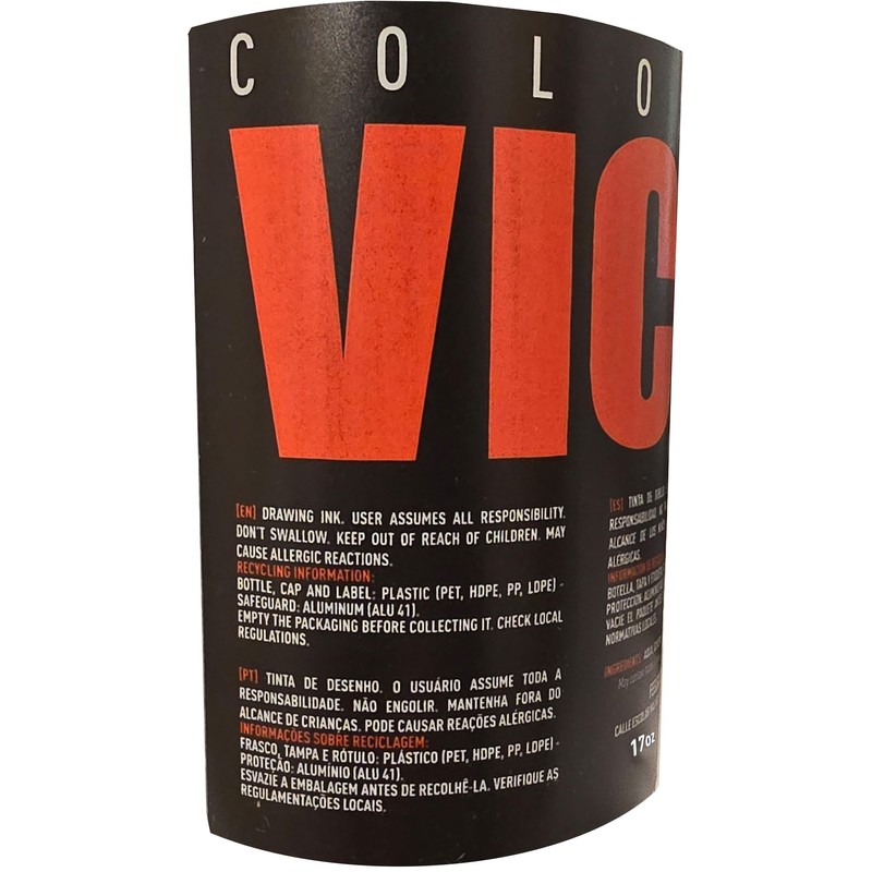 Vice Colors Vicious Black - Drawing Ink, The Tattoo Artist