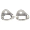 2Pcs Climbing Hangers Stainless Steel Durable Sturdy Smooth Convenient Rock
