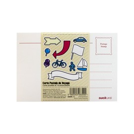 SUCK UK World Travel Postcard