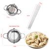 Set of 3 Stainless Steel Mouth Bag Maker, Dumpling Maker,