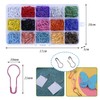 iJiZuo 450pcs Safety Pins with Clear Case(15 Colors)