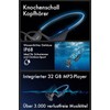 auvisio Bone Headphones: Waterproof Bone Sound Headphones, BT 5.3, 32GB