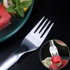 Premium Stainless Steel Watermelon Slicer Fork Set - 2-in-1 Cutter