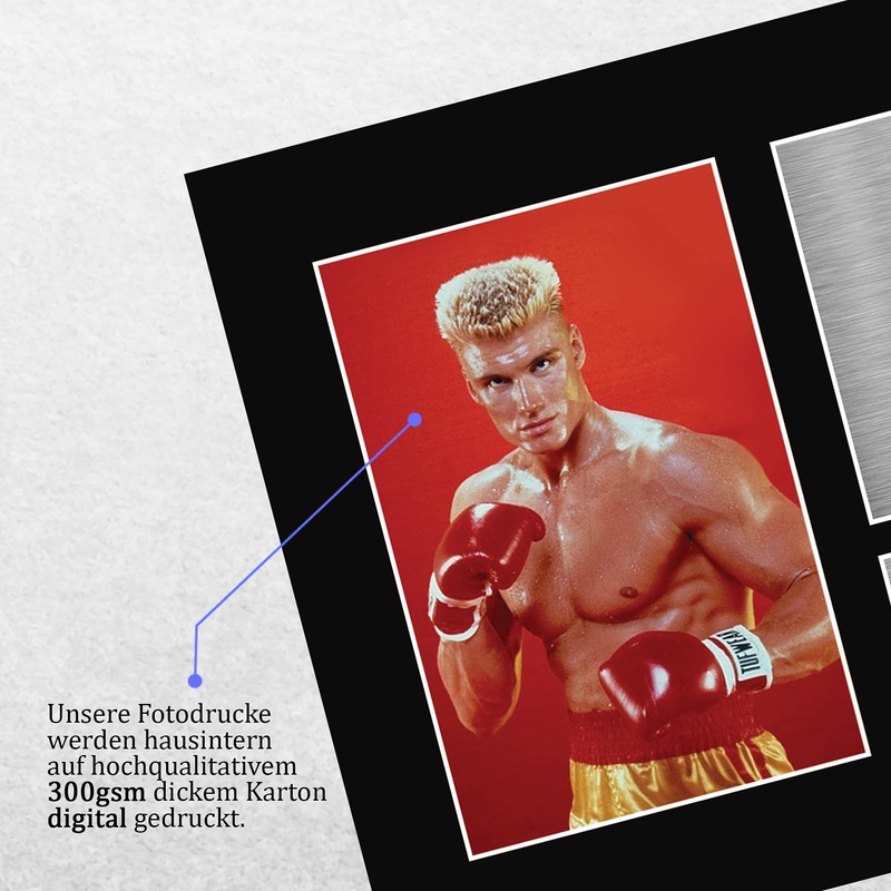 HWC Trading A4 Dolph Lundgren Rocky 4 IV Ivan Drago