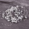 1 Roll Pearl Beads Chain Artificial Pearl Strand Trim String