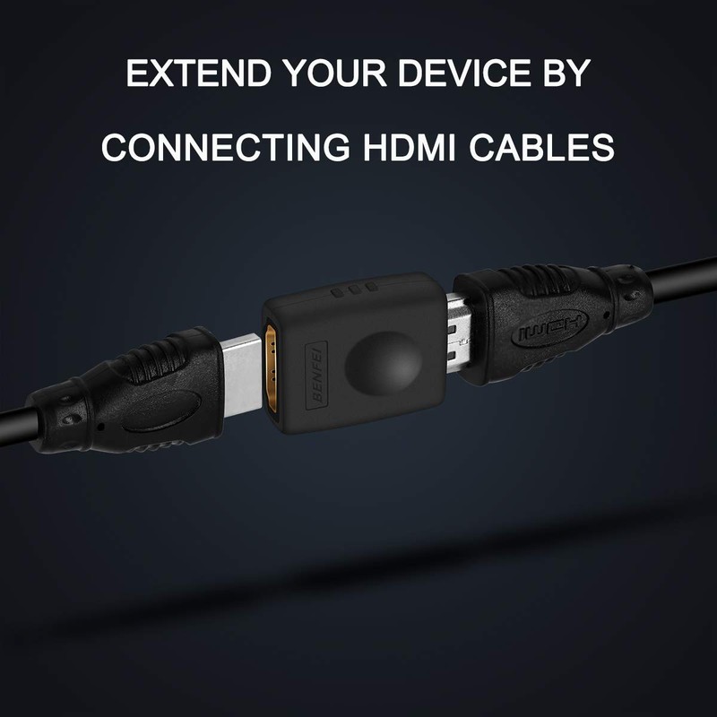 BENFEI HDMI Coupler, 2 Pack HDMI Female to Female Adapter,