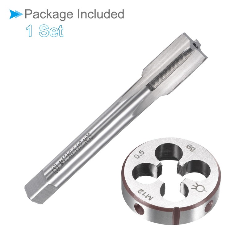 CoCud Tap Dice Tap & Die Set M12 x 0.5