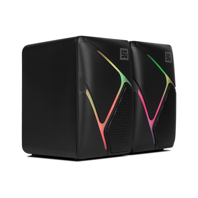 Vorago Bocinas SG SPK-108, RGB, 2.0, Cable 3.5 mm, 3W,