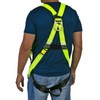 JORESTECH Safety Harness Full Body Protection Fall Arrest Yellow/Lime Back