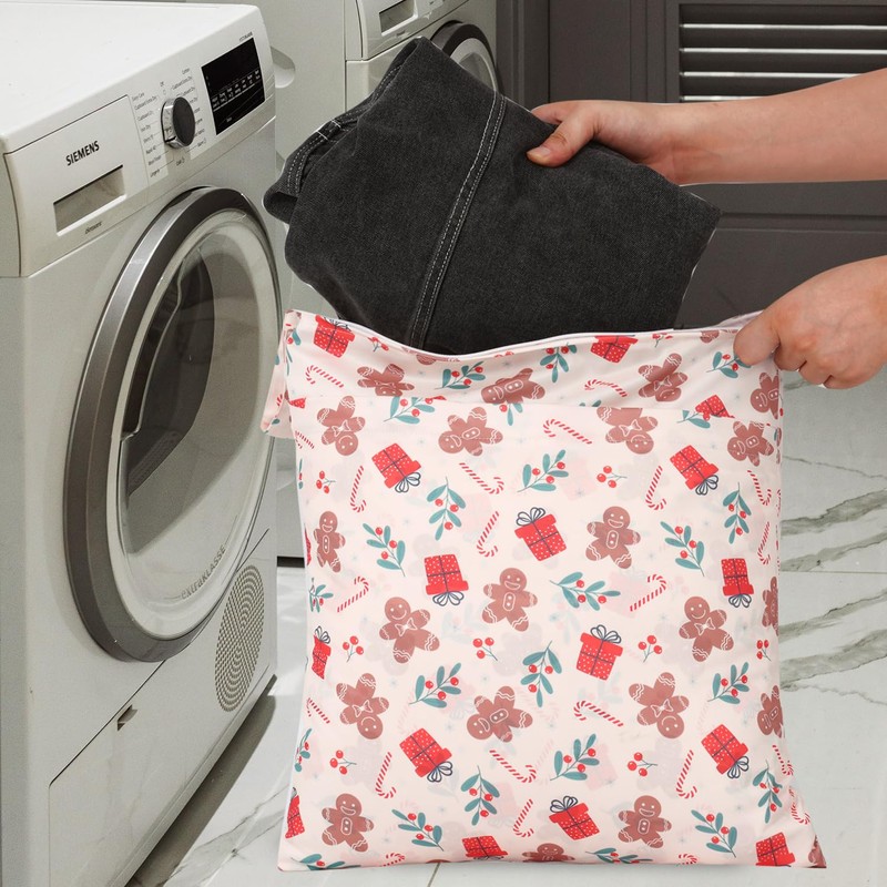 SANFERGE - 3 bolsas de pañales de tela para bebé,