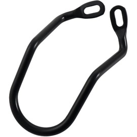 Black Steel Rear Derailleur Protector, Bike Derailleur Guard, Bike Rear Derailleur Hanger Rear Gear Protector Chain Stay Guard for Bike Mountain Road Cycling (150 mm)
