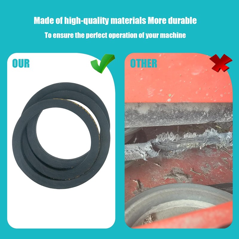 579932MA & 585416 Snow Blower Belt Replcaement for Murray Craftsman