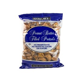 Trader Joe's Peanut Butter Filled Pretzels 1 lb. (Pack of 3)