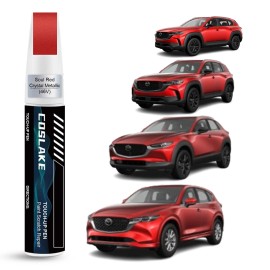 Coslake Car Touch Up Paint(Soul Red Crystal Metallic(46V)) for Mazda, Car Paint Scrat...