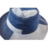 Aodrusa Sombrero de algodón vaquero para mujer, Azul / Patchwork,