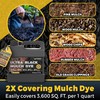 32oz Concentrated Ultra Black Mulch Dye with Gloves, Liquid Rubber