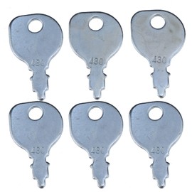 DVPARTS Starter Key 691959 for Briggs & Stratton Kohler 48 340 01-S Stens 430-009 AYP 109310X MTD 925-0201 Husqvarna 532 12 21-47 Scag 48017-02 AYP 122147X Lesco 012649 (6)