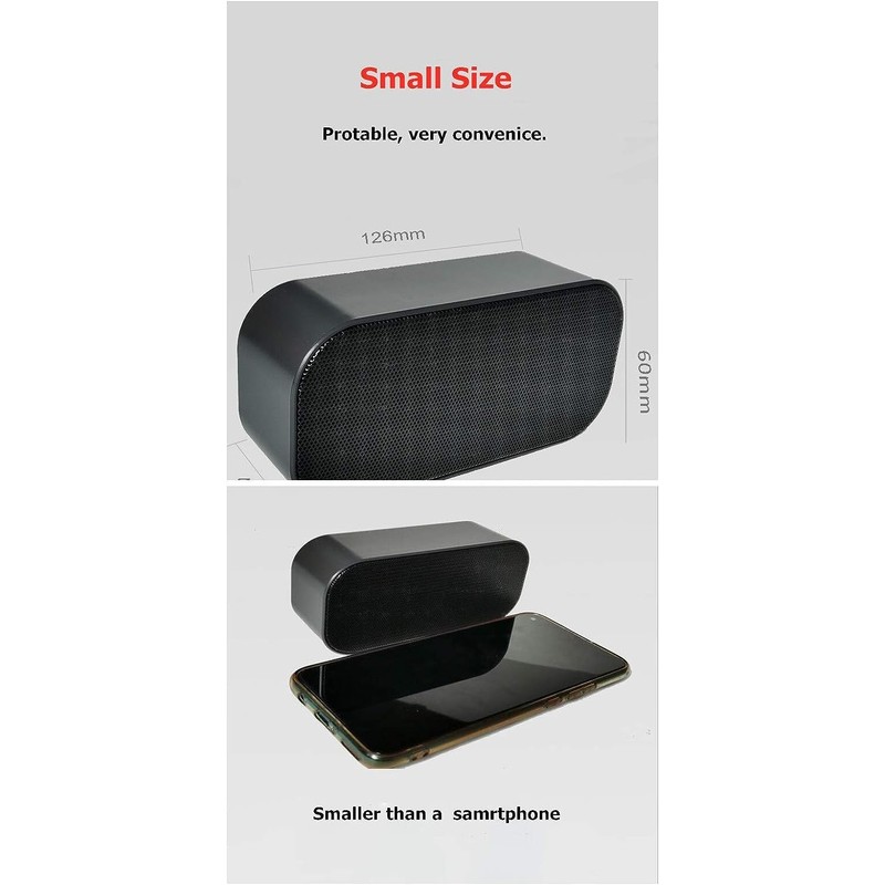 AUELEK Mini USB Computer Speaker Stereo Sound for Desktop, Laptop,