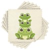 senya Overlay Frog Print Dish Cloths 6 Pack Dish Towels