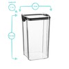 Argon Tableware Food Storage Container - 1.3L - White -