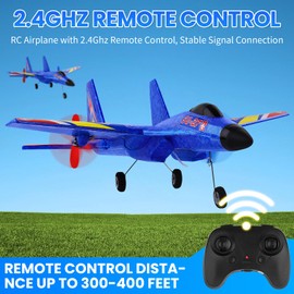 Su27 RC Plane, Remote Control Airplane, 2.4Ghz Ultra Long Endurance Raptor RC Fighter Jet Toy Airplanes for Kids Beginners Boys Girls