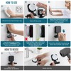 TAILI Powerful Suction Cup Razor Holder 2 Pack, Stylish 304