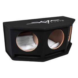 Skar Audio SK3X10V Triple 10" Universal Fit Ported Subwoofer Enclosure with Angled Rear Firing Design