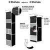 ABRA® 3 Shelf Hanging Locker Organizer for School, Work, Gym