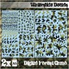 Waterslide Decals - Digital Forest Camo