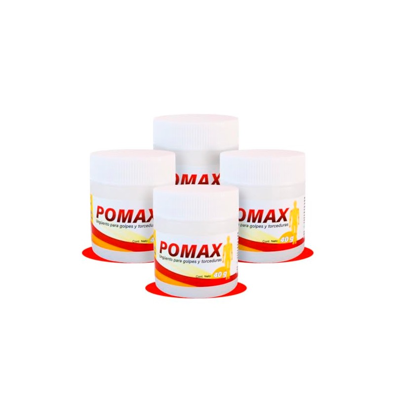 POMAX - pomada, para GOLPES, TORCEDURAS y DOLORES, con Aroma