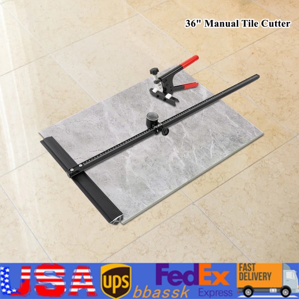 Professional Manual Ceramic Tile Cutter 36" Floor Tile Porcelain Cutting-Machin