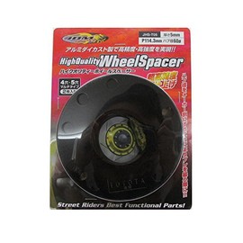 fortune JDM High Quality Wheel Spacer, 2.4 inches (60 mm), 4H/5H Multi, PCD114.3, 0.2 inches (5 mm), Pack of 2 JHS-T05