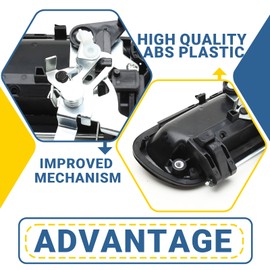 MITZONE Rear Tailgate Door Handle Compatible with 2001-2006 Toyota Tundra OE # 69090-0C030