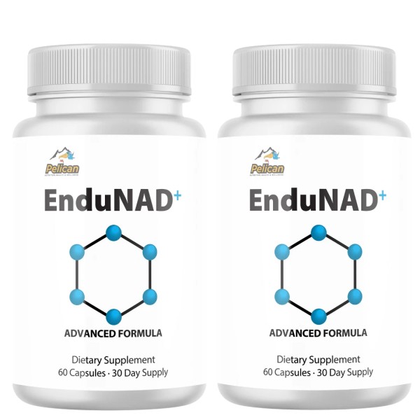 Pelican Vitamins EnduNad- Brain Support- 2 Bottles- 120 Capsules
