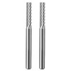 CAELUM Cylinder Tungsten Carbide Cutter, High-Performance Rotary Carving Bit, Metal