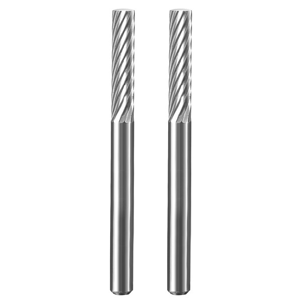 CAELUM Cylinder Tungsten Carbide Cutter, High-Performance Rotary Carving Bit, Metal
