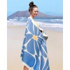 Fit-Flip XXL Beach Towel, Microfibre Bath Towel, Beach Towels, Lightweight